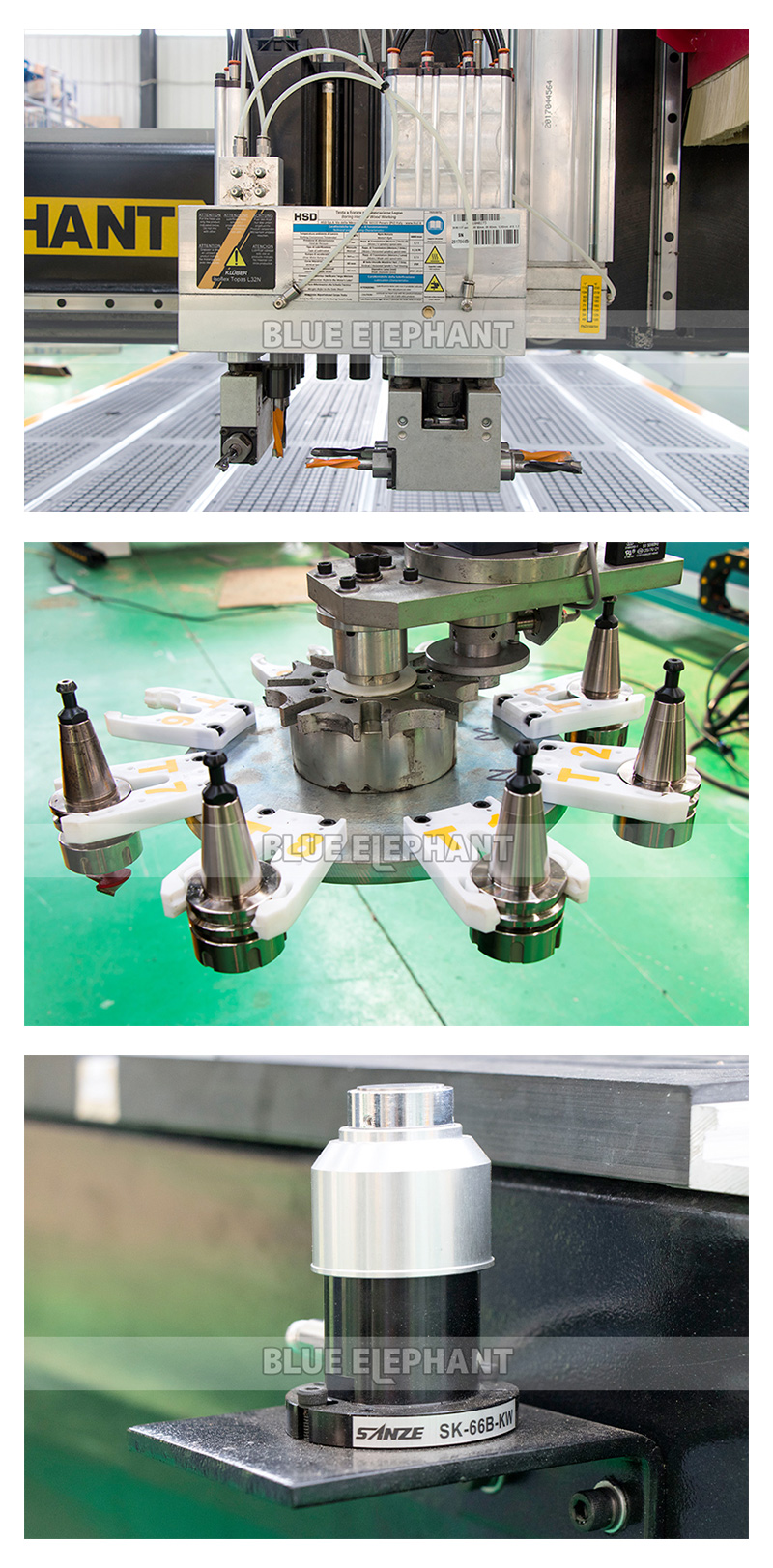 圆盘换刀加排钻橱柜门板式家具生产线零部件